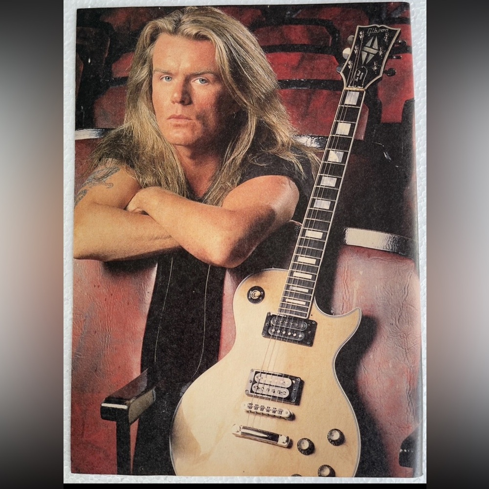Vintage The Cult’s Billy Duffy pinup